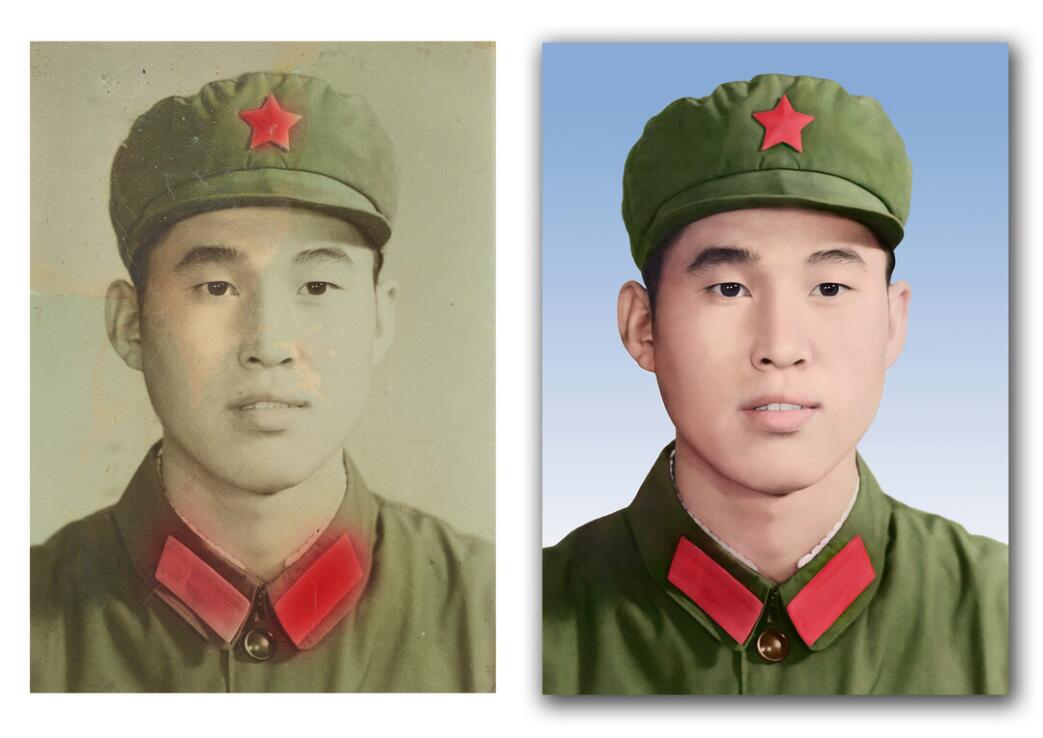 白马井镇破损照片修复-18